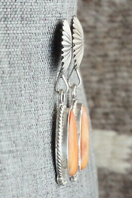 Spiny Oyster & Sterling Silver Earrings - Verley Betone