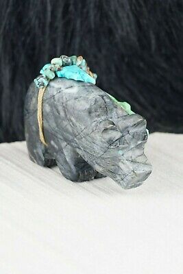 Bear Zuni Fetish Carving - Douglas Martza - High Lonesome Trading