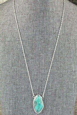 Navajo Turquoise & Sterling Silver Necklace - Annie Spencer