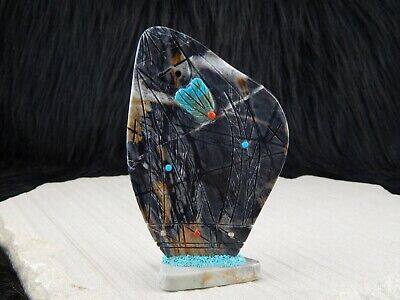 Corn Maiden Zuni Fetish Carving - Vickie Quandelacy - High Lonesome Trading