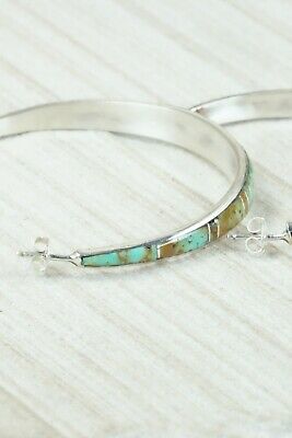 Turquoise & Sterling Silver Earrings - K Peina