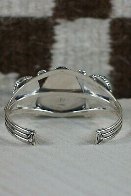 Navajo Turquoise & Sterling Silver Bracelet - Raymond Delgarito - High Lonesome Trading
