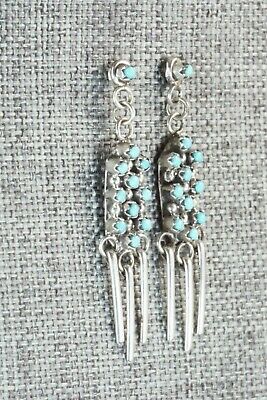 Turquoise & Sterling Silver Earrings - Arlene Quam