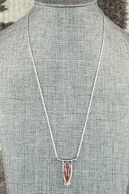 Spiny Oyster & Sterling Silver Necklace - Sharon McCarthy