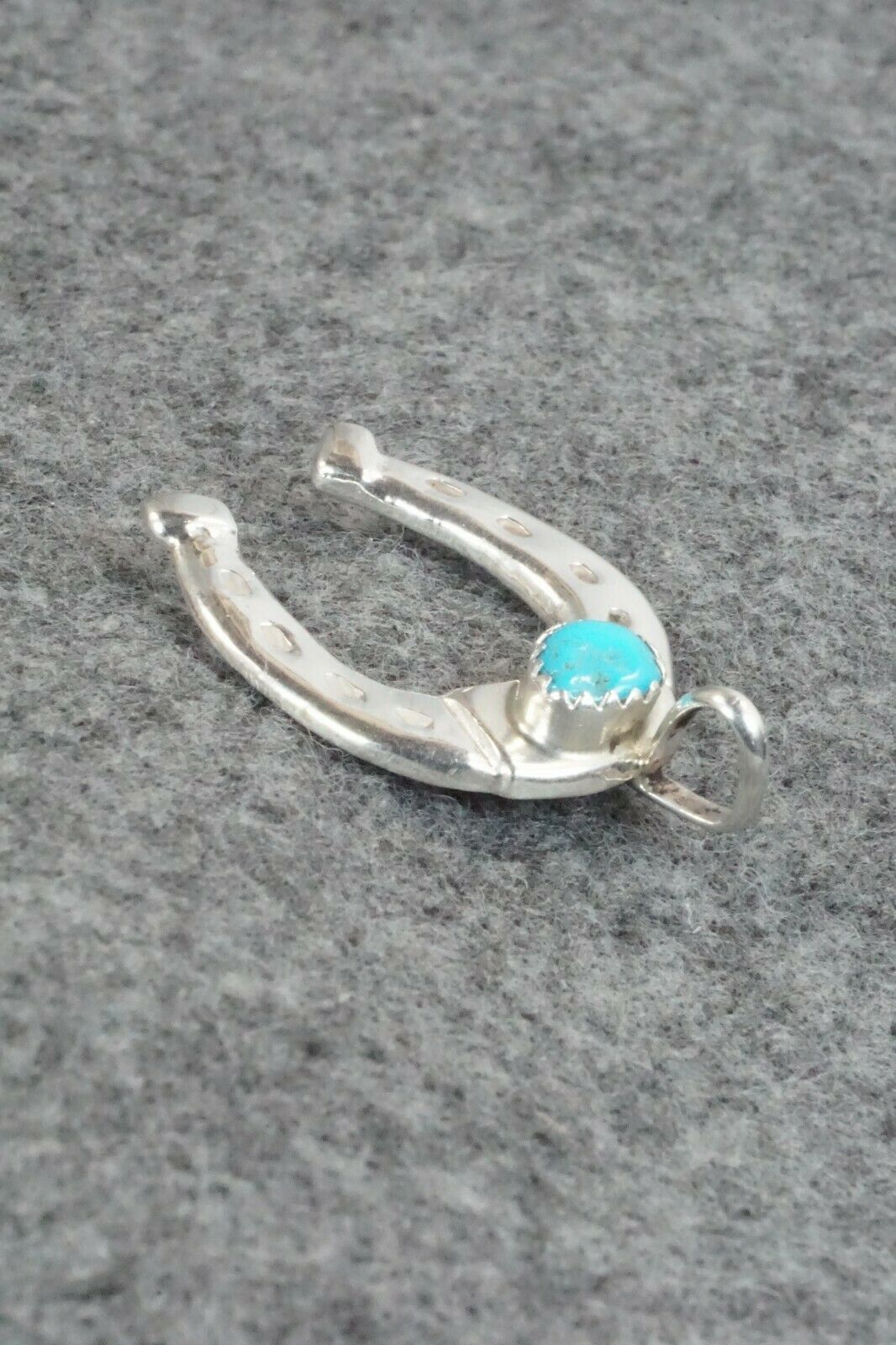 Turquoise & Sterling Silver Pendant - Pauline Nelson