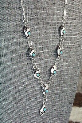 Turquoise & Sterling Silver Necklace - Leta Parker