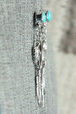 Turquoise & Sterling Silver Earrings - Rita Largo