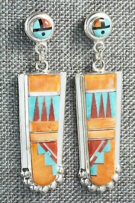 Multi Stone & Sterling Silver Earrings - Patty Edaakie