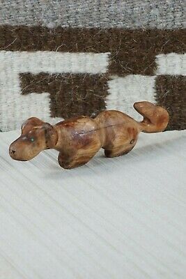 Dog Zuni Fetish Carving - Michael Mahooty - High Lonesome Trading