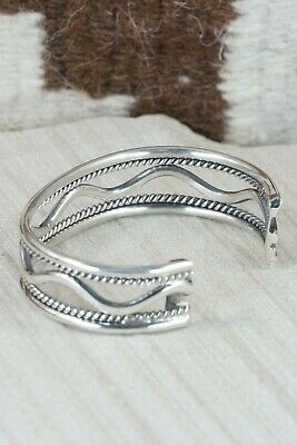 Navajo Sterling Silver Bracelet - Elaine Tahe