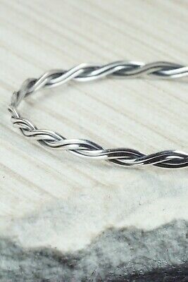 Sterling Silver Bangle - Elaine Tahe