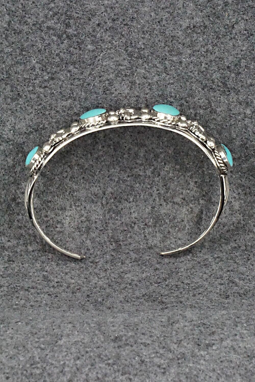 Turquoise & Sterling Silver Bracelet - Bobby Platero