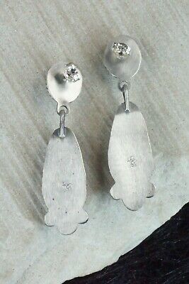 Turquoise & Sterling Silver Earrings - Sarah Yazzie