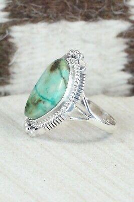 Turquoise & Sterling Silver Ring - Daniel Benally - Size 9.5 - High Lonesome Trading