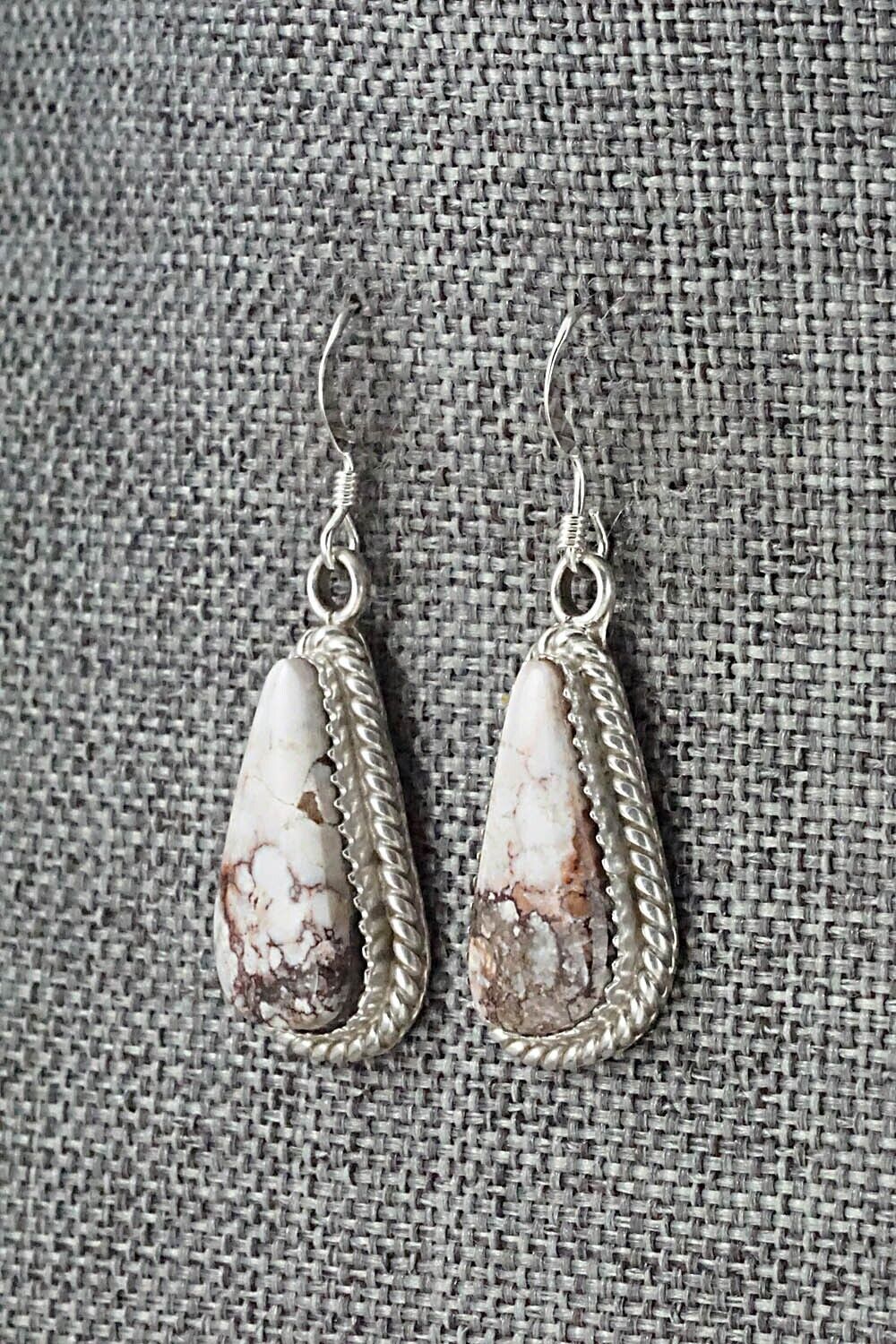 Wild Horse & Sterling Silver Earrings - Sheena Jack