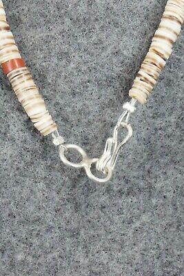 Turquoise, Shell & Jet Necklace - Torevia Crespin
