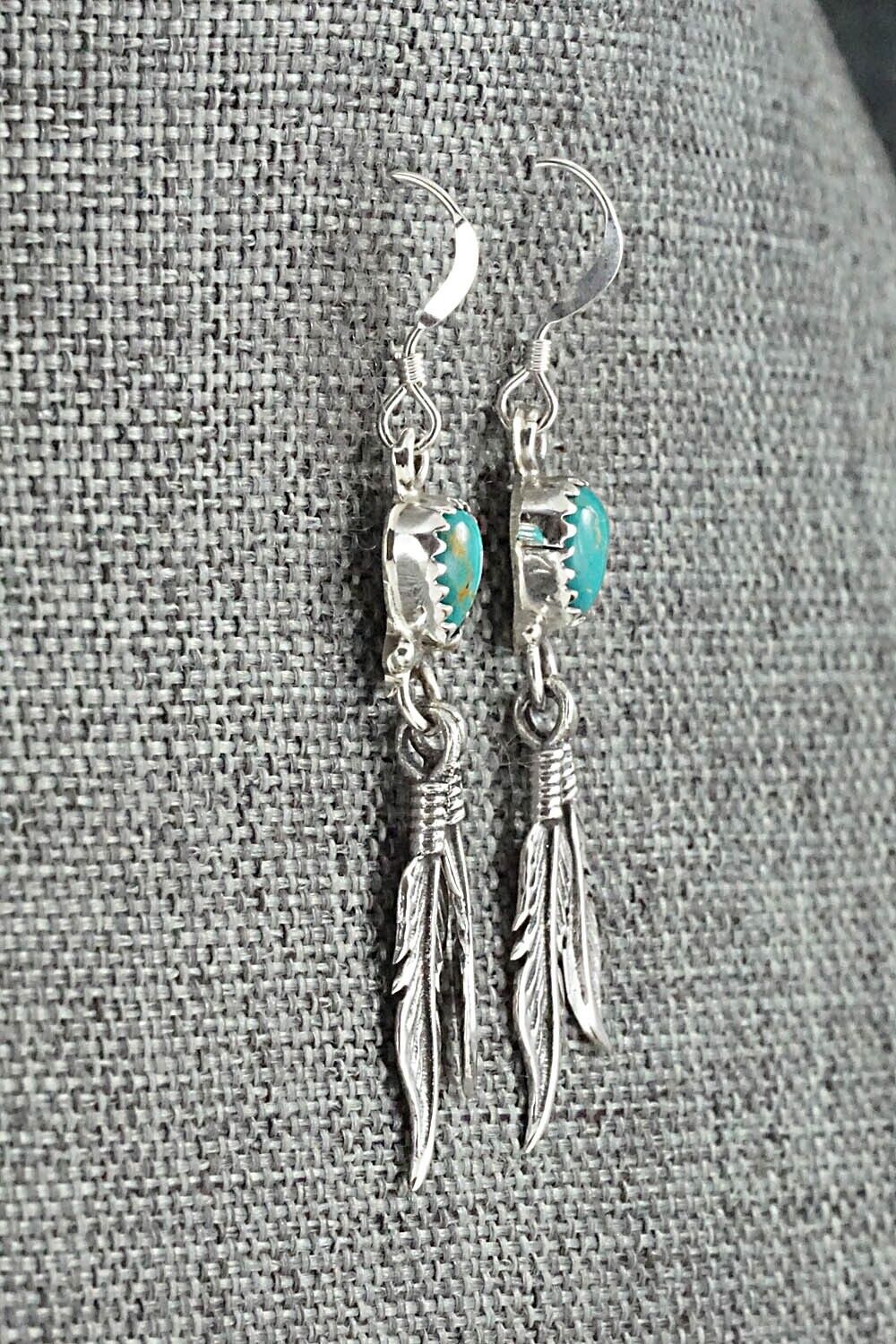 Turquoise & Sterling Silver Earrings - Emery Spencer
