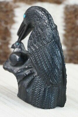 Crow Zuni Fetish Carving - Derrick Kaamasee