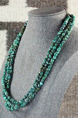 Turquoise & Sterling Silver Necklace - Navajo
