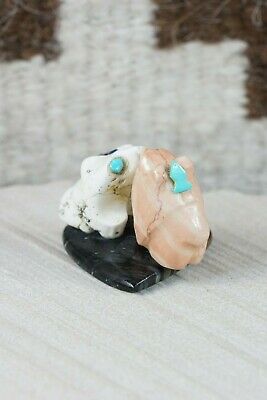 Bear Zuni Fetish Carving - Della Haloo - High Lonesome Trading