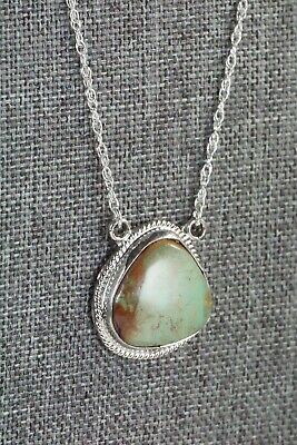 Navajo Turquoise & Sterling Silver Necklace - Annie Spencer