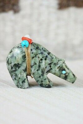 Bear Zuni Fetish Carving - Fernando Laiwakete - High Lonesome Trading