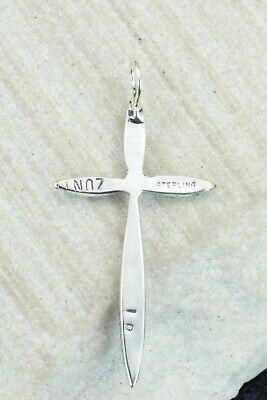 Multi Stone & Sterling Silver Pendant - Lynette Bowannie