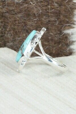 Turquoise & Sterling Silver Ring - Daniel Benally - Size 7