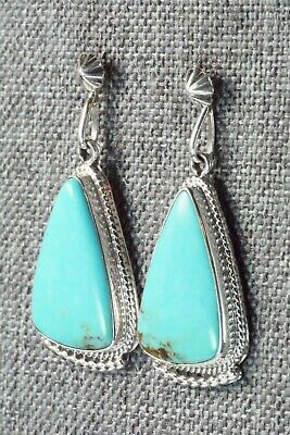 Turquoise & Sterling Silver Earrings - Sharon McCarthy