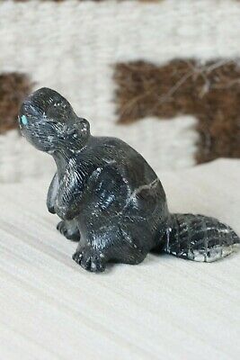Beaver Zuni Fetish Carving - Dane Malani - High Lonesome Trading