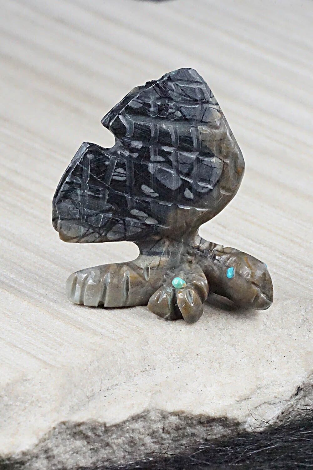 Dragon Zuni Fetish Carving - Wilfred Cheama