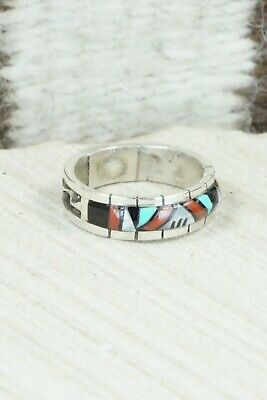 Multi Stone & Sterling Silver Ring - Phyllis Lucio - Size 8.25