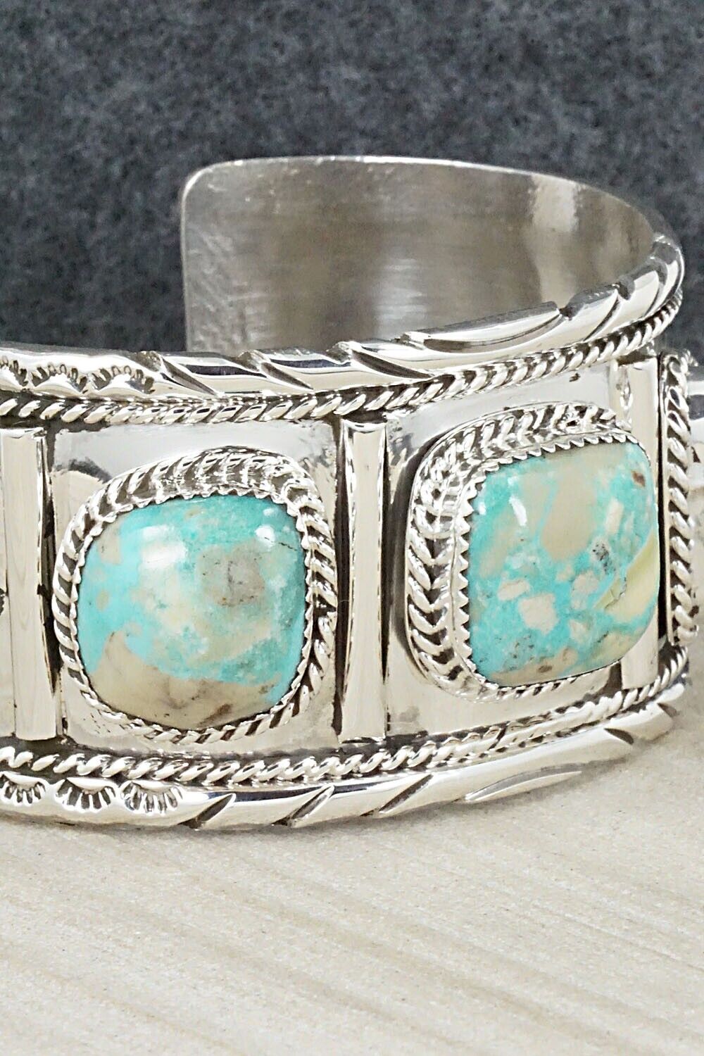Turquoise & Sterling Silver Bracelet - Jimmy Garcia Jr.