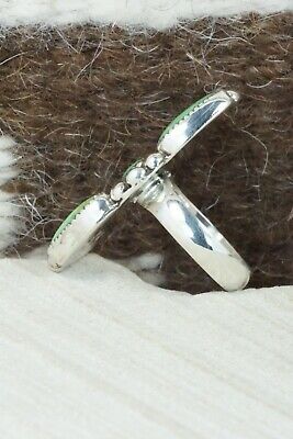 Turquoise & Sterling Silver Ring - Priscilla Reeder - Ring 7.75