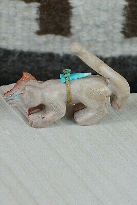 Mountain Lion Zuni Fetish Carving - Douglas Martza - High Lonesome Trading