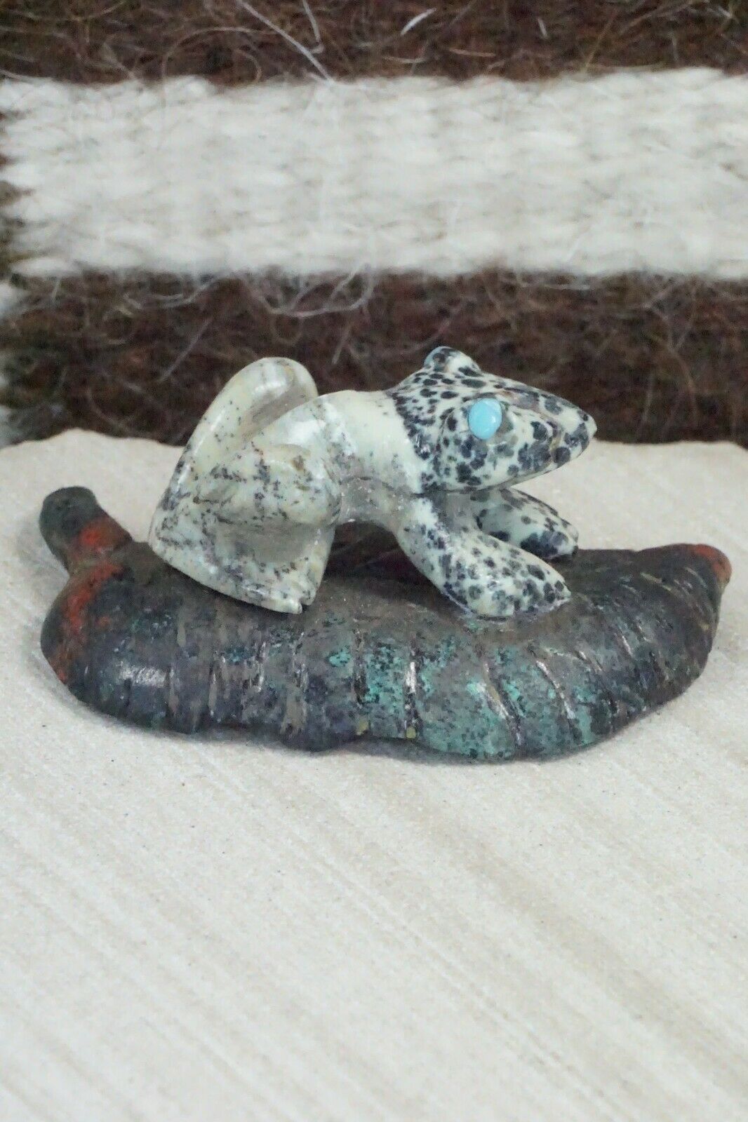 Frog Zuni Fetish Carving - Dan Quam