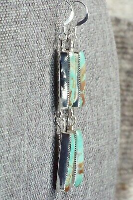 Turquoise & Sterling Silver Earrings - Irvin Tsosie