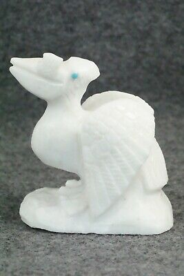 Pelican Zuni Fetish Carving - Derrick Kaamasee