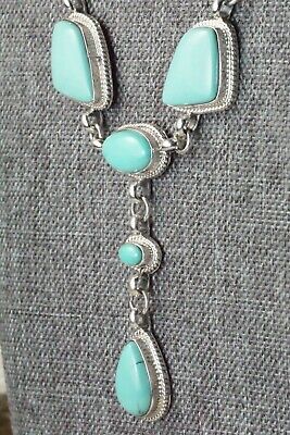 Turquoise & Sterling Silver Jewelry Set - Mark Barney