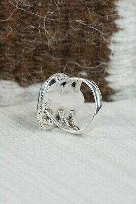 Navajo Turquoise and Sterling Silver Ring - Grace Kenneth - Size 6