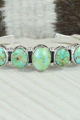 Turquoise & Sterling Silver Bracelet - Thomas Yazzie - High Lonesome Trading