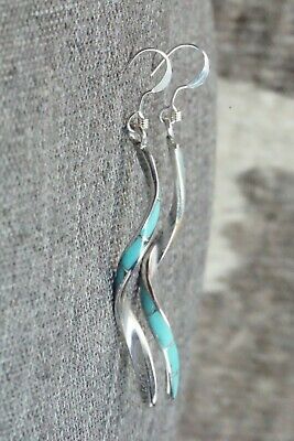 Turquoise & Sterling Silver Earrings - Ira Johnson