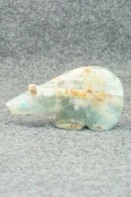 Bear Zuni Fetish Carving - Ronnie Lunasee