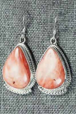 Spiny Oyster & Sterling Silver Earrings - Sharon McCarthy