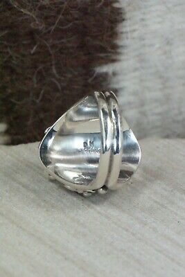 Turquoise & Sterling Silver Ring - Davey Morgan - Size 9