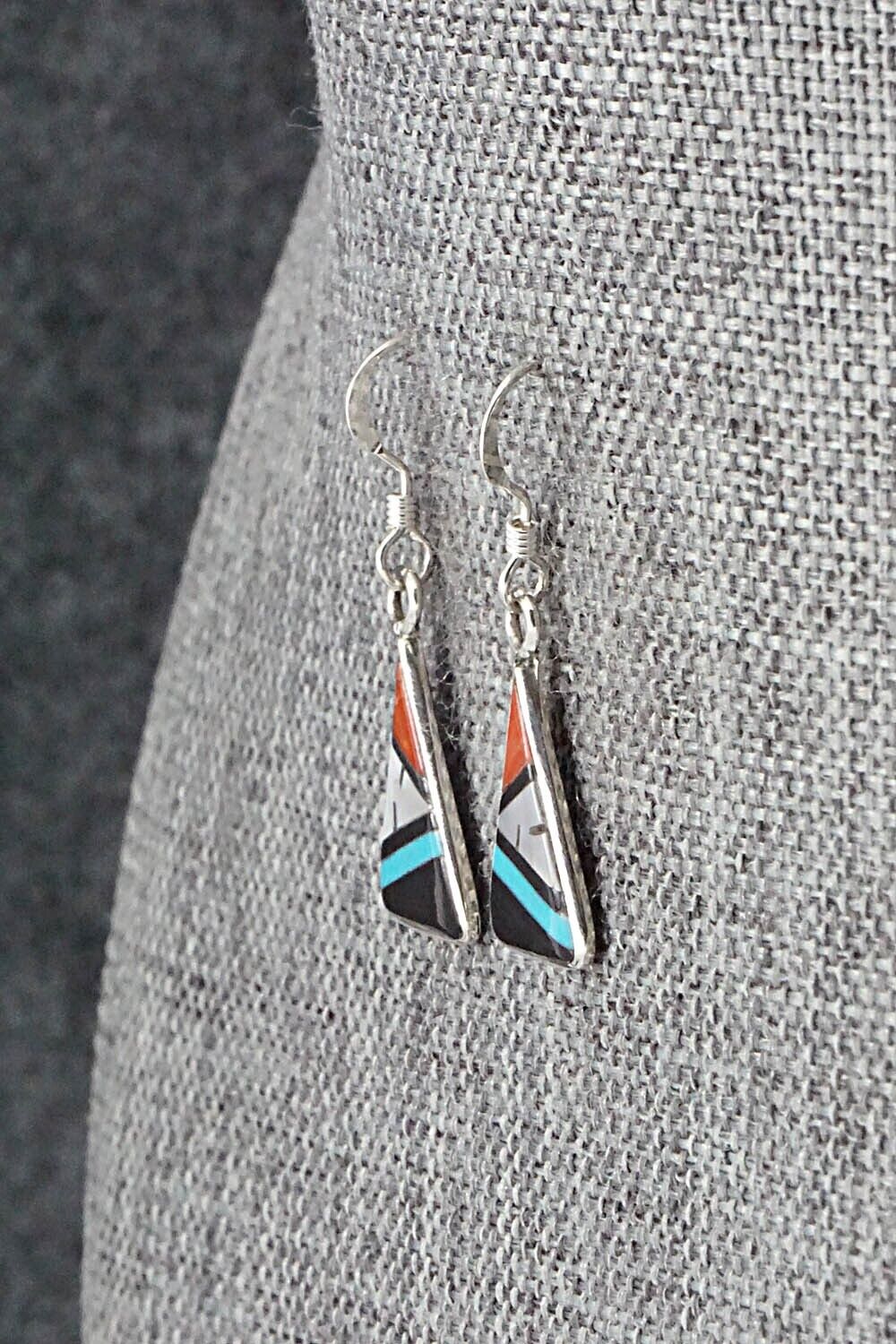 Multi Stone & Sterling Silver Earrings - Rhianna Kallestewa