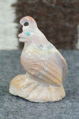 Quail Zuni Fetish Carving - Derrick Kaamasee - High Lonesome Trading