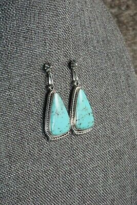 Turquoise and Sterling Silver Earrings - Sharon McCarthy