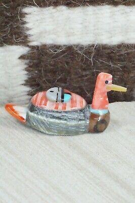 Duck Zuni Fetish Carving - Darrin Boone - High Lonesome Trading