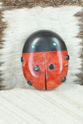 Ladybug Zuni Fetish Carving - Reynold Lunasee